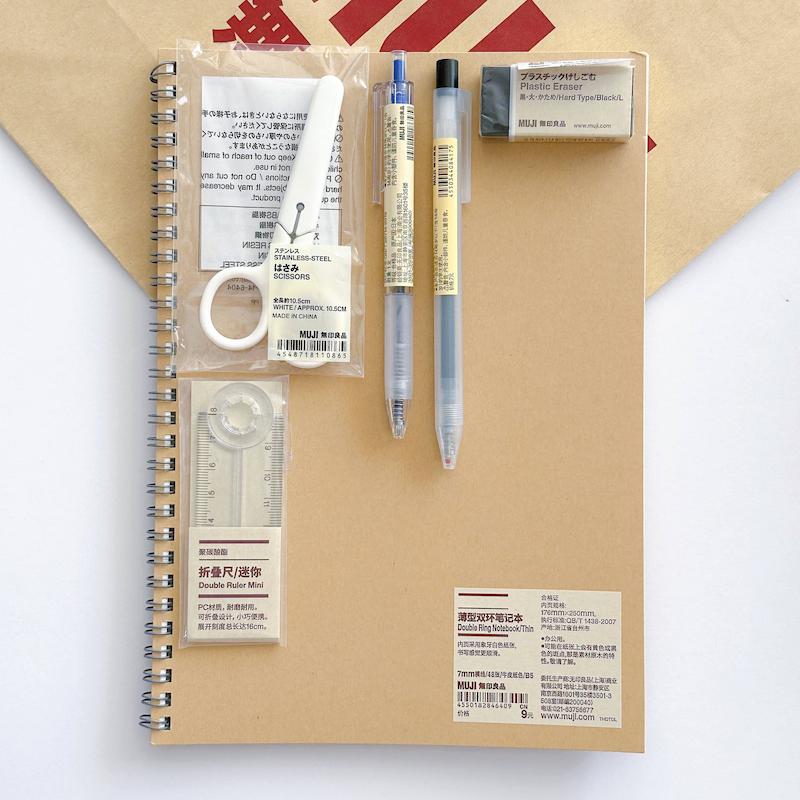 دفتر سیمی سایز مختلف MUJI