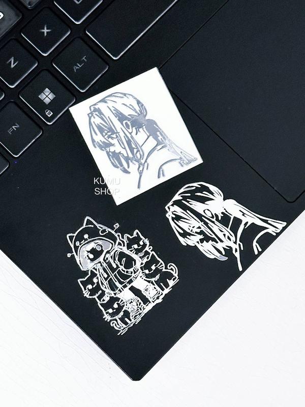 استیکر لپ تاپ (طرح برجسته /3D)