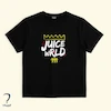 تیشرت مشکی نخی با چاپ گرافیکی الهام گرفته از Juice WRLD