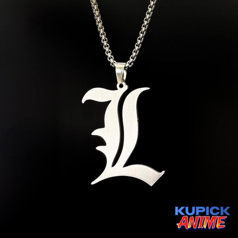 گردنبند انیمه Death Note مدل L از جنس استنلس استیل