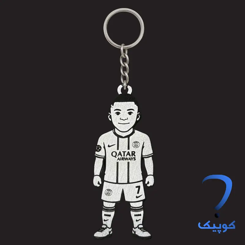 جاسوئیچی مینیاتوری کیلیان امباپه (پاری‌سن‌ژرمن) Kylian Mbappé