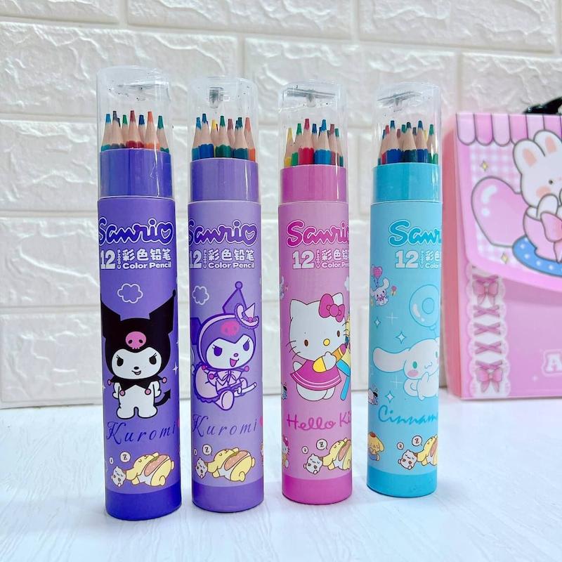 مدادرنگی 12 رنگ کرومی و سانریو 