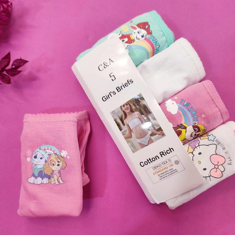 شورت اسلیپ دخترانه وارداتی طرح سگ های نگهبان 2