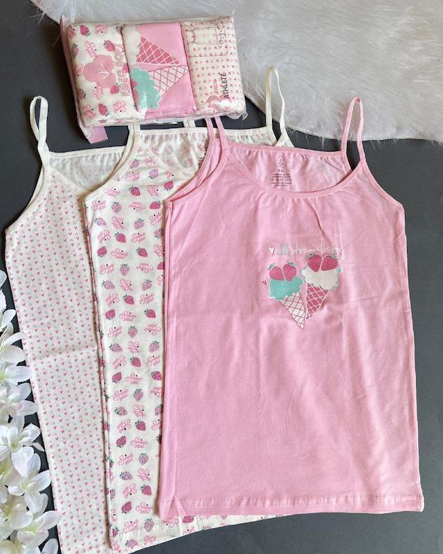 زیرپوش (تاپ) دخترانه کوزا ترک طرح بستنی 