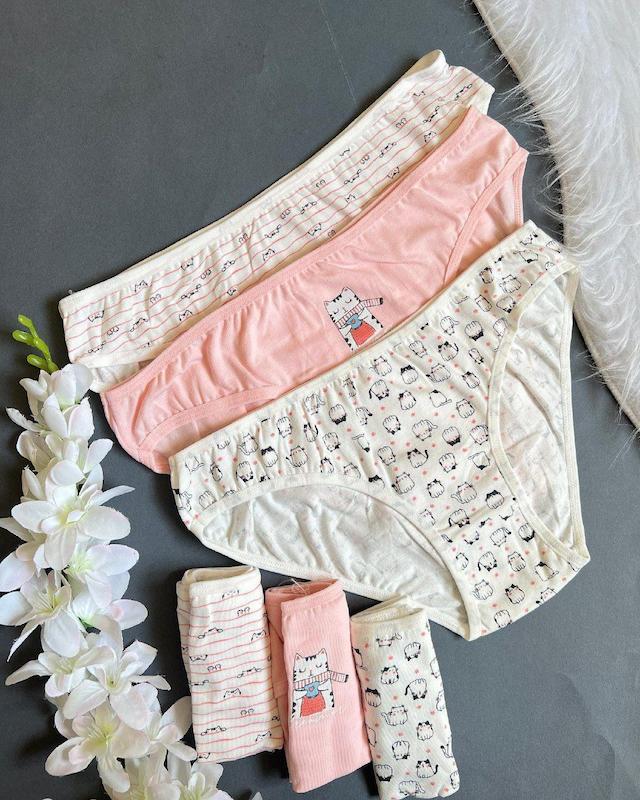 شورت زنانه کوزا ترک تم صورتی گربه