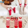 جوراب زنانه قرمز کریسمسی