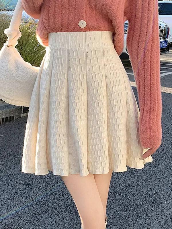 دامن بافت کوتاه زنانه وارداتی 