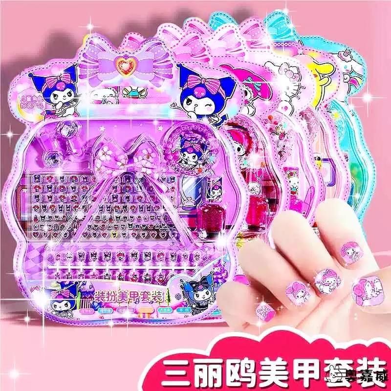 پک ست ناخن و اکسسوری کرومی و سانریو 