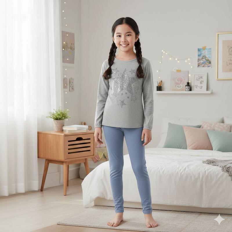 لگ دخترانه وارداتی برند pepperts  طرح کمر اکلیلی مناسب 6-8سال