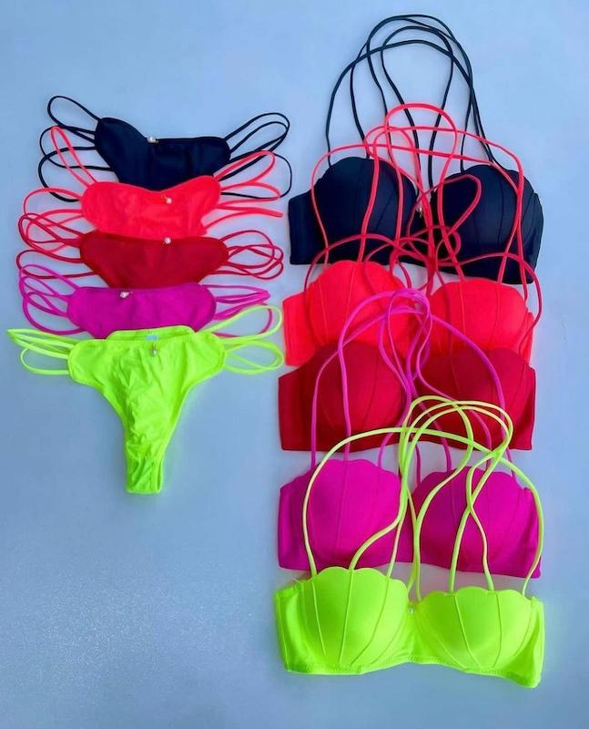 ست سوتین و شورت صدفی