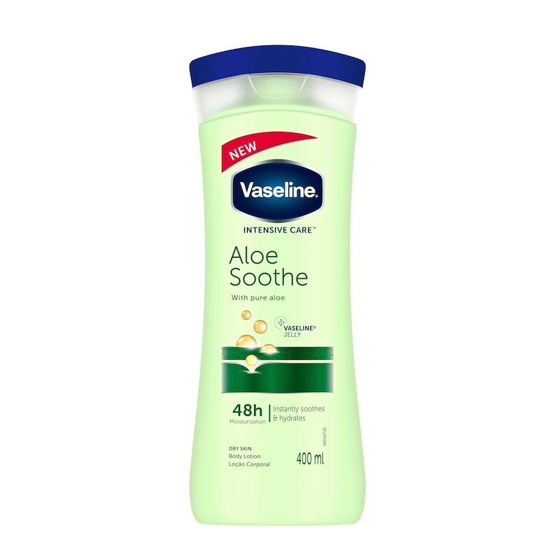 لوسیون بدن وازلین آلوئه ورا VASELINE ALOE SOOTHE حجم400ml