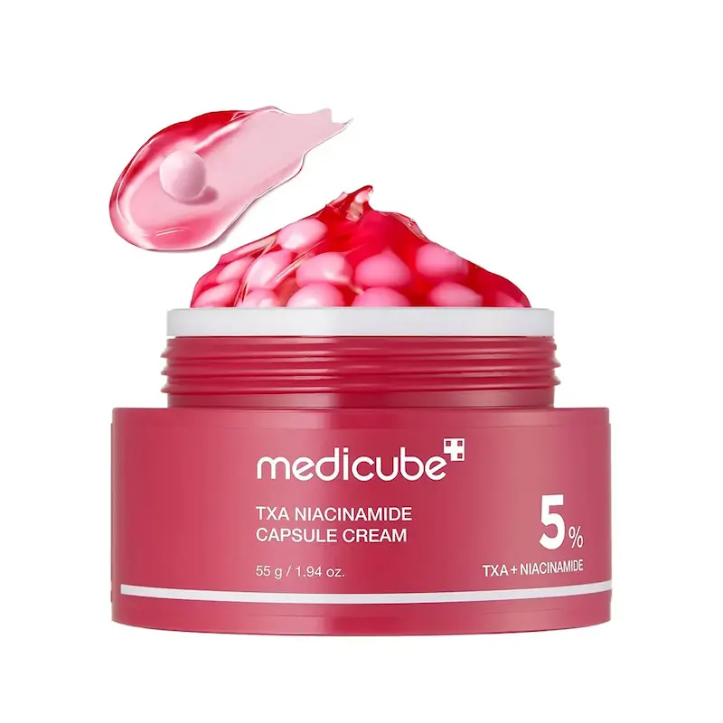 کرم کپسولی ضد لک مدی کیوب MEDICUBE TXA NIACINAMIDE CAPSULE CREAM 