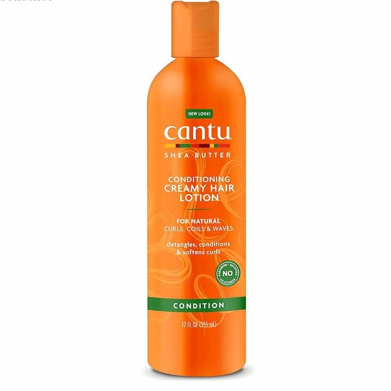 لوسیون مو کرمی ضد خشکی و ضد وز قوی کنتو Cantu Conditioning Creamy Hair Lotion 355ml‎