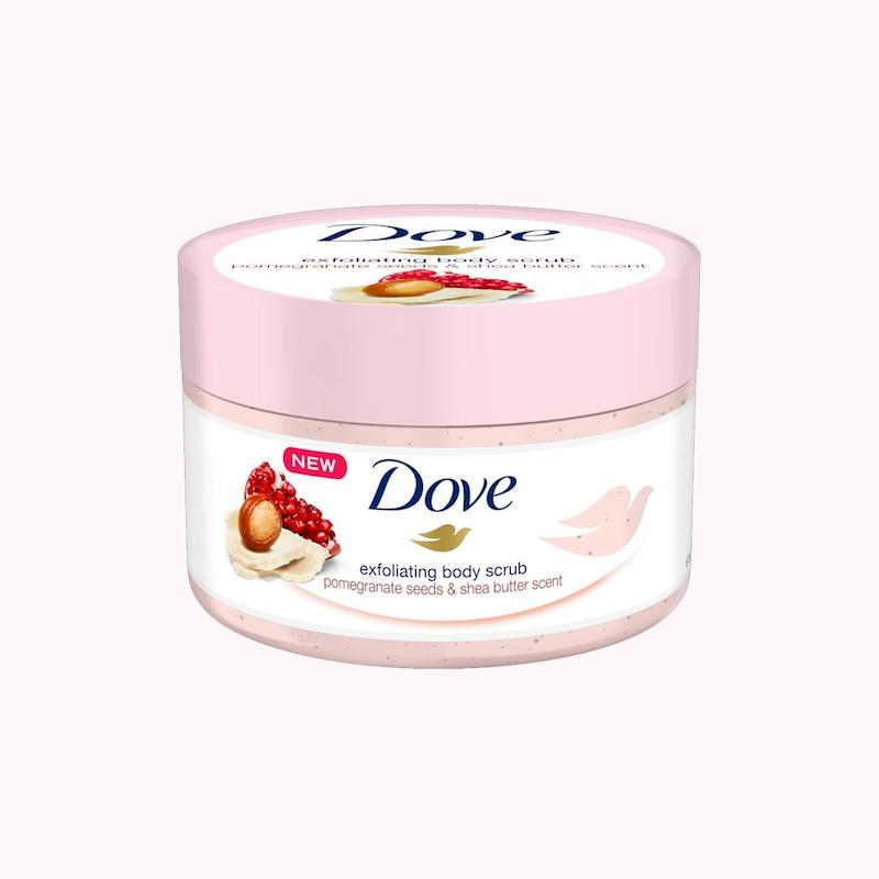 اسکراب بدن داو انار و شی باتر | Dove Exfoliating Body Polish Pomegranate Seeds & Shea Butter