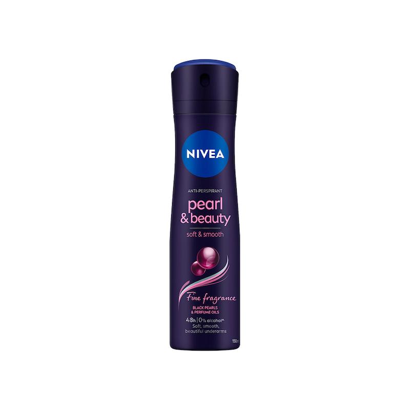 اسپری ضد تعریق زنانه نیوا Nivea مدل Pearl and Beauty حجم 150 میلی لیتر