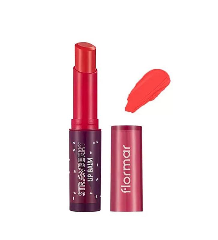بالم لب توت‌فرنگی حاوی ویتامین E فلورمار | Flormar Strawberry Lip Balm with Vitamin E