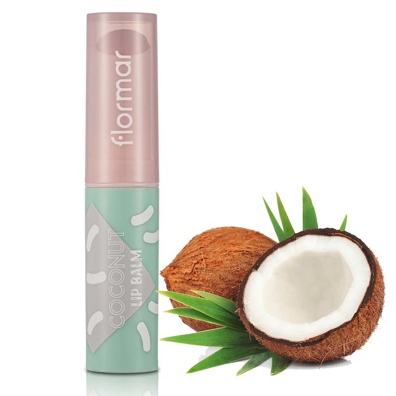 بالم لب استیکی فلورمار عصاره نارگیل | Flormar Coconut Stick Lip Balm