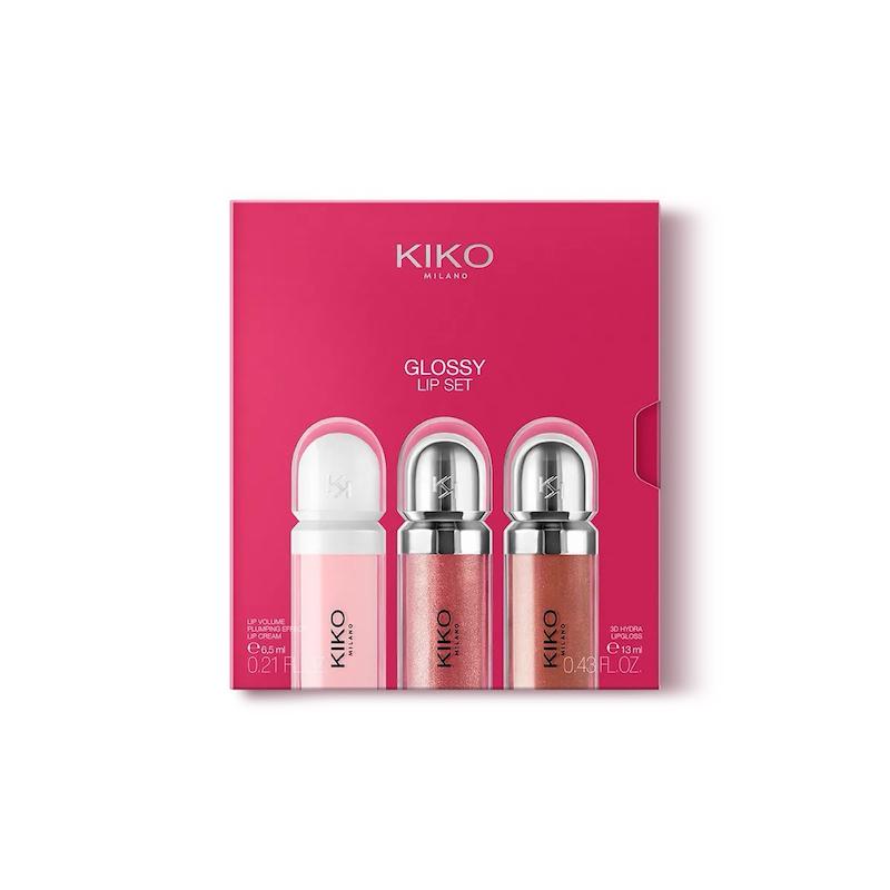 پک لیپ‌گلاس کیکو | KIKO Glossy Lip Set | براق‌کننده و لطافت‌بخش لب