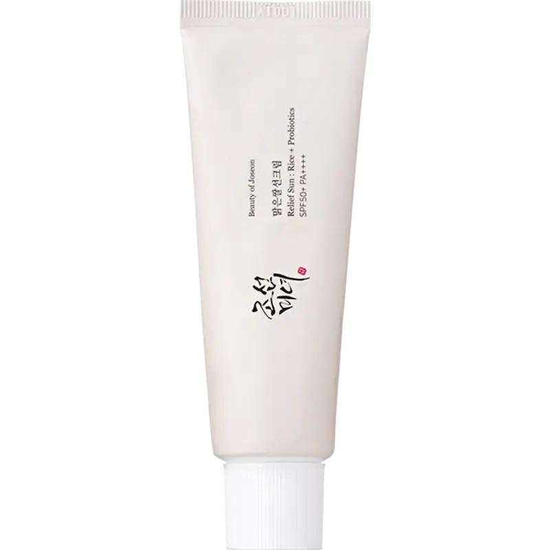 کرم ضد آفتاب بیوتی آف جوسان آبرسان و روشن کننده مدل Rice + Probiotics SPF50+ حجم 50 میل
