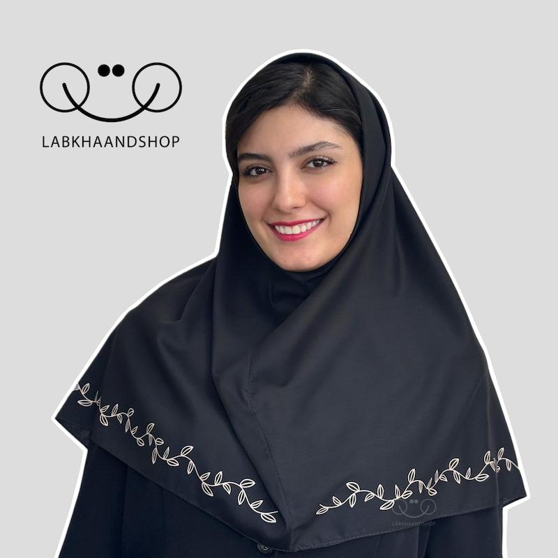 مقنعه طرح برگ(دو طرف جلوی مقنعه) ۱۳۹