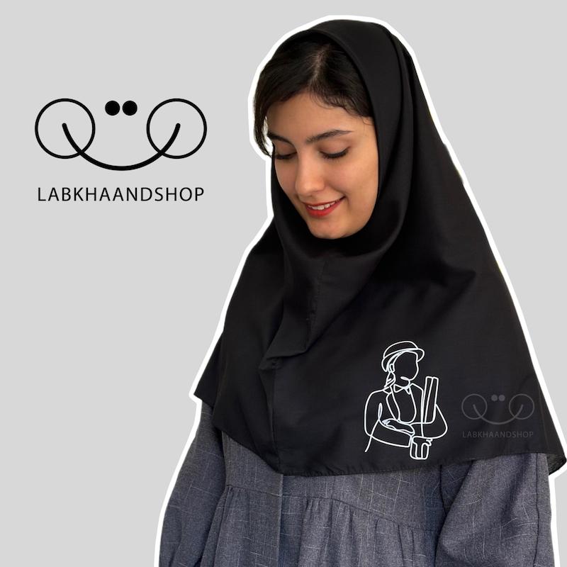 مقنعه مهندسی چاپی 112