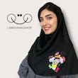 مقنعه معلمی چاپی ۳۳