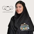 مقنعه معلمی چاپی ۳۸