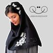 مقنعه طرح گل چاپی۱۲۶