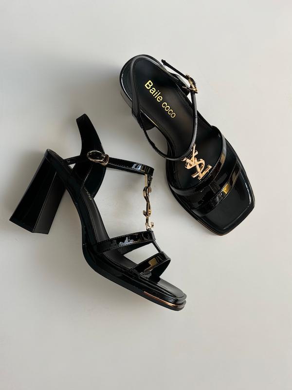 صندل پاشنه دار وارداتی YSL 8-831(مجلسی و روزمره)