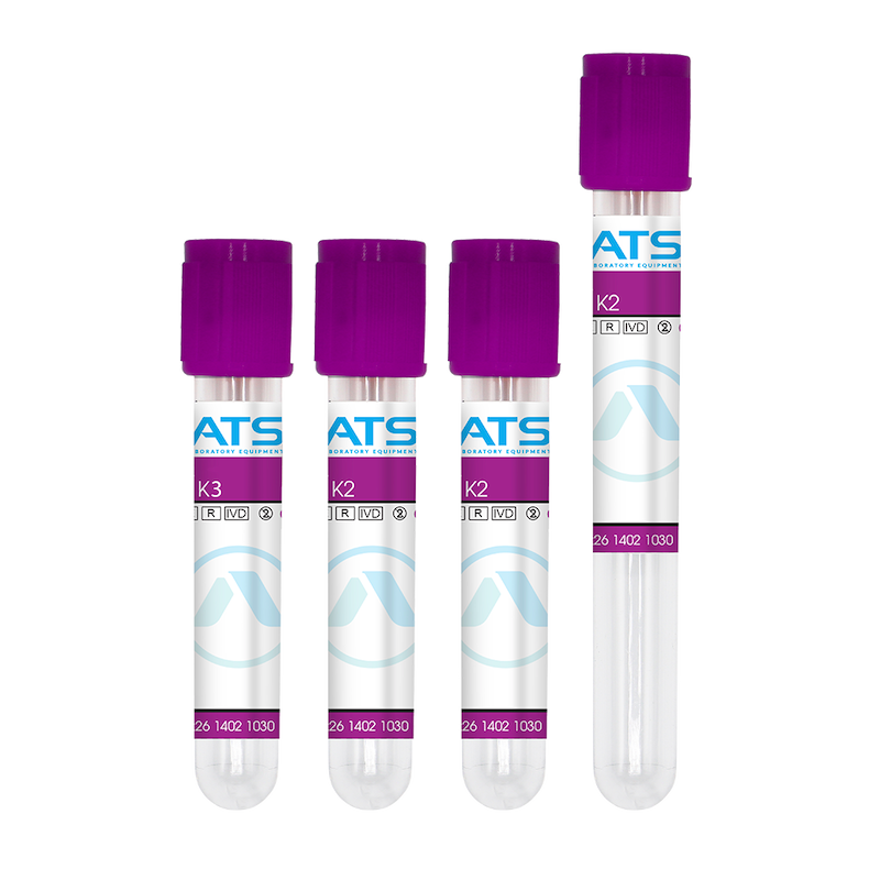 لوله خونگیری خلاء CBC K2 EDTA 2ml بسته 100 عددی