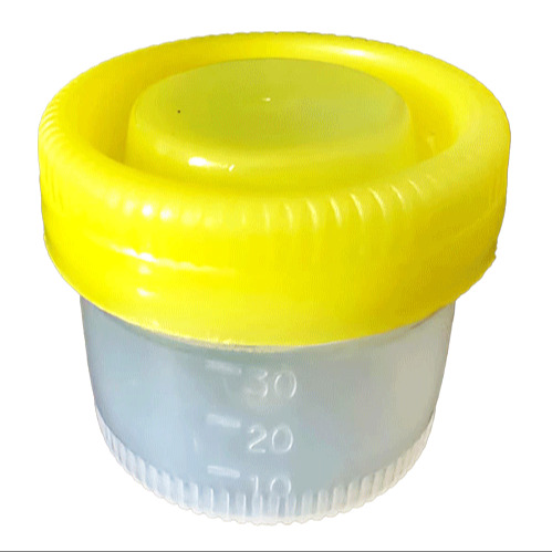 یورین باتل 40ml درپیچ دار مات استریل اشعه گاما