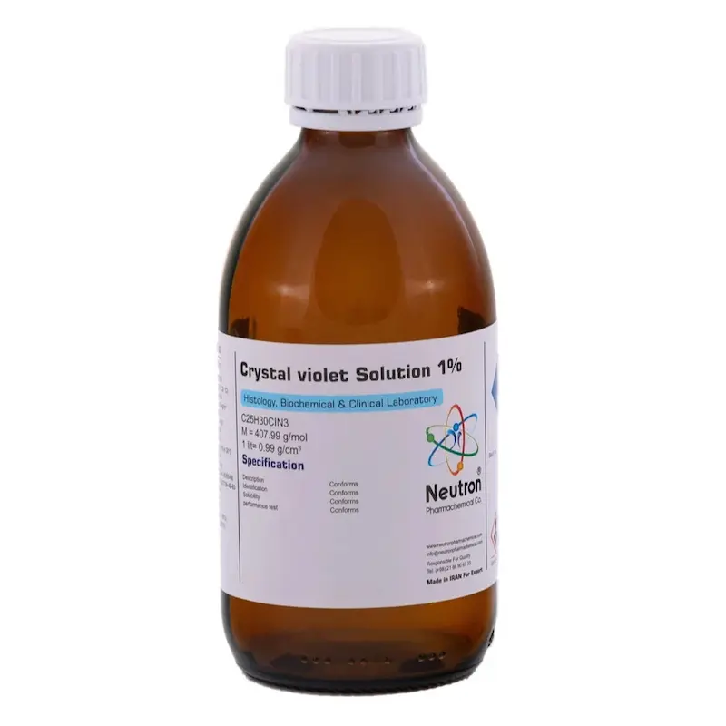 محلول رنگ آمیزی کریستال ویولت 1% نوترون 1 لیتری