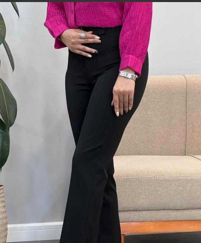 شلوار زنانه دمپا گاباردین(سایز بزرگ) کد 5136