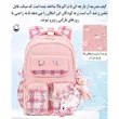 کوله پشتی مدرسه مدل عروسکی از جنس پلی استر در اندازه 56 × 30 × 5 سانتی‌متر