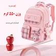 کوله پشتی مدرسه مدل عروسکی از جنس پلی استر در اندازه 56 × 30 × 5 سانتی‌متر