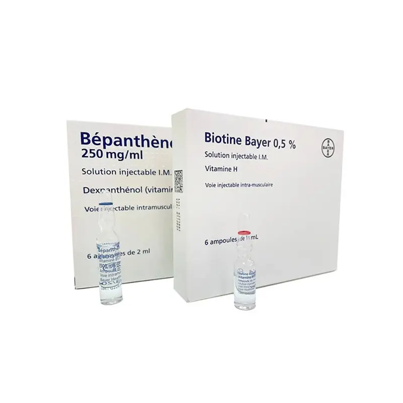 آمپول بیوتین و بپنتن بایر آلمان Biotine & Bepanthene Bayer 
