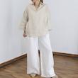 شومیز لینن zara جلو بسته-0517