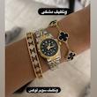 ست ساعت رولکس صفحه طلایی_مشکی(جدا)