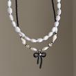 کالکشن گردنبند تابستونی مشکی(جدا)