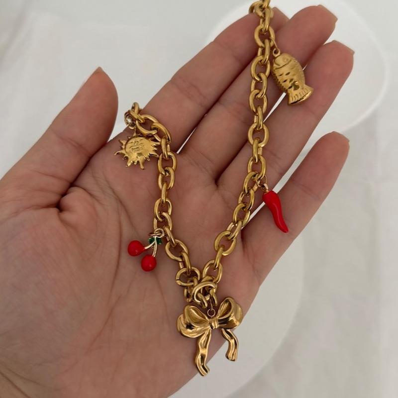 گردنبند تابستونی چارم گیلاس و فلفل