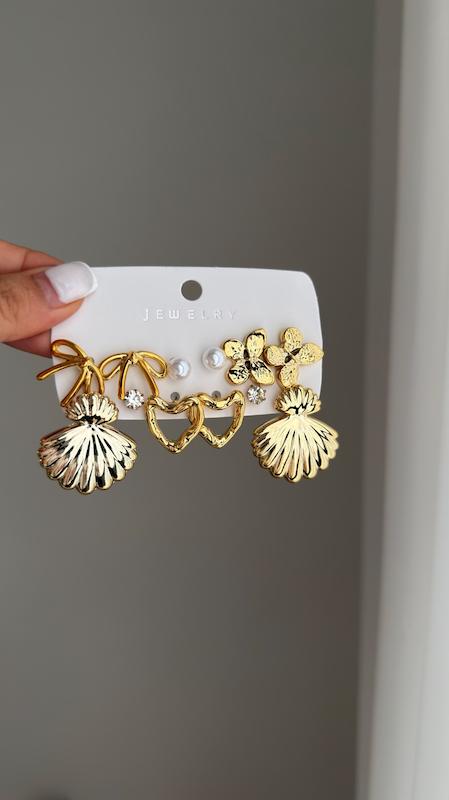 پک گوشواره۴۸(طلایی_نقره ای)