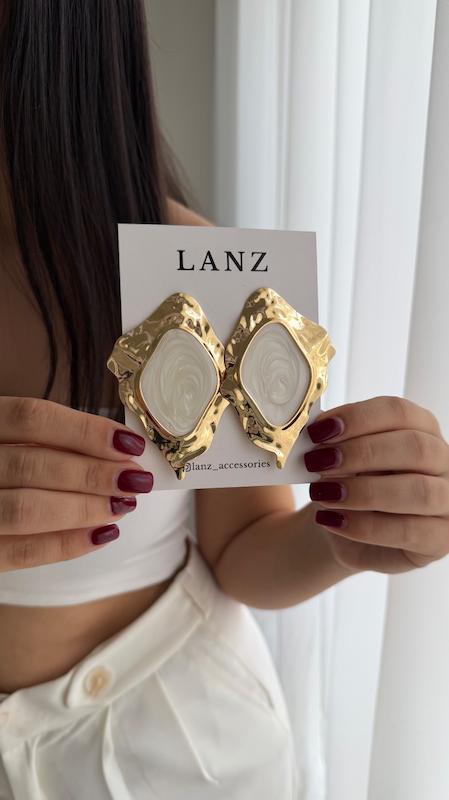 گوشواره مینیمال اوپال