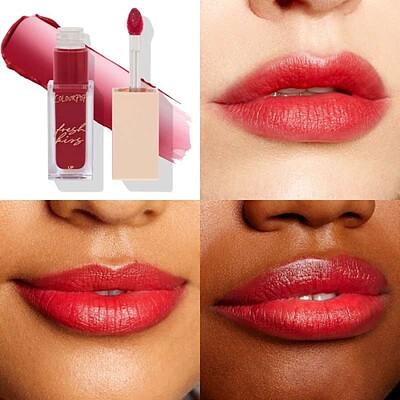 رژلب مایع کالر پاپ رنگ لتز وُگ -colour pop liquid lipstick lets vouge