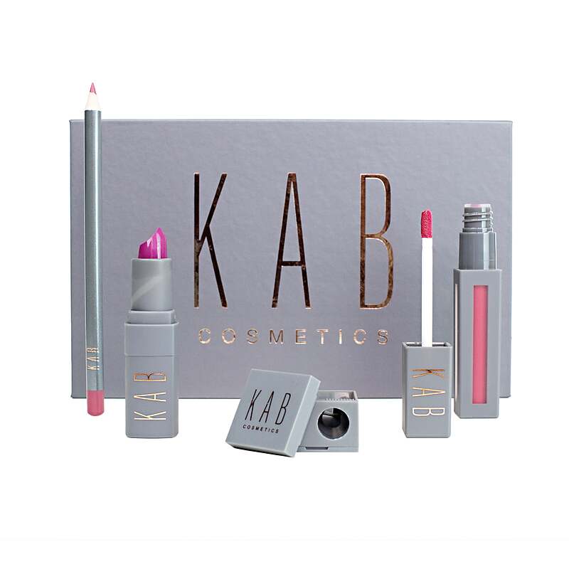 پک آرایش لب کَب - kab cosmetics lip set