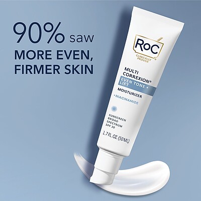 کرم روز روشن کننده و لیفت کننده رُک با اس پی اف ۳۰ -RoC’s Even Tone + Lift Daily Moisturizer SPF30