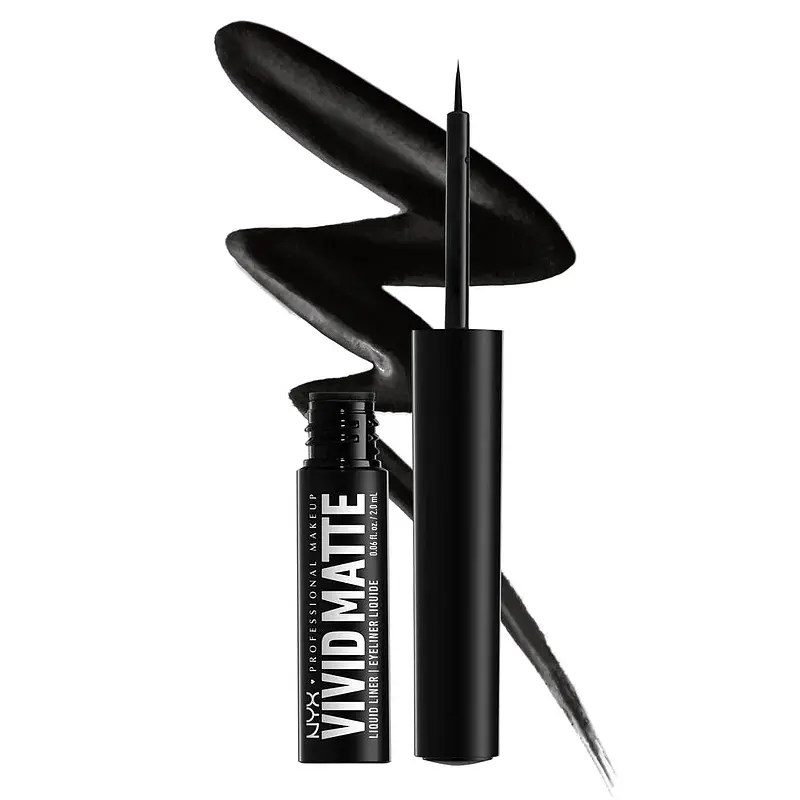 خط چشم مایع مشکی نیکس -nyx black liquid eyeliner