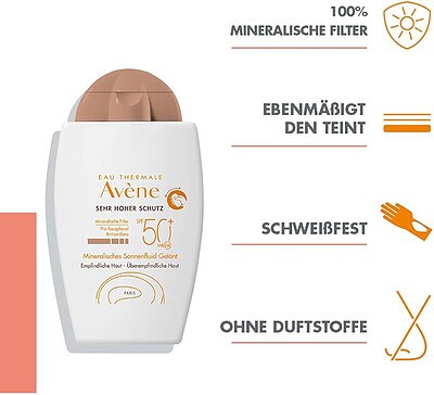  ضد آفتاب رنگی اون - Avene sunscreen tinted spf50