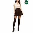 دامن تنیسی کوتاه قهوه‌ای-فروشگاه لباس زنانه لارا
