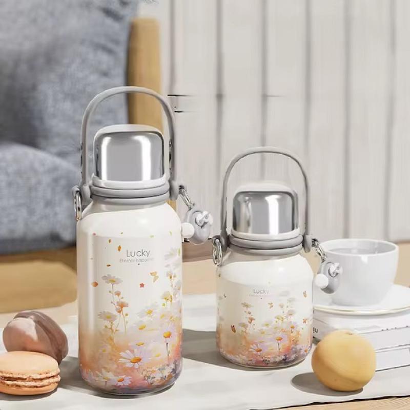 فلاسک طرح گل مینا