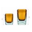 گلدان دکوراتیو شیشه ای Amber Wave